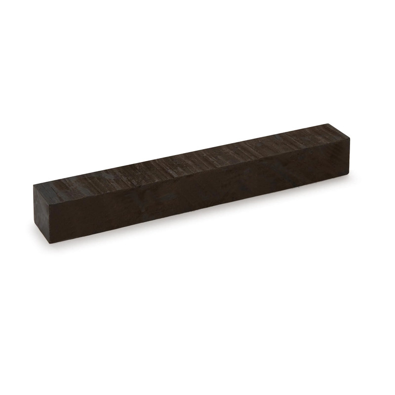 Macassar Ebony Wood Turning Stock - Thickness:1-1/2" - Width:1-1/2" - Length:12"